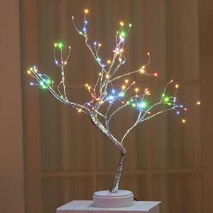 36/108 LEDS Night Light Bonsai Tree Light Gypsophila Lights Home Party Wedding Indoor Decoration Night Light