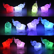 Load image into Gallery viewer, LED Fox Elephant Animal Night Light Home Bedroom Desktop 7 Changing Colors Lovely LED Light Decoration For Kid Baby Bedside Lamp