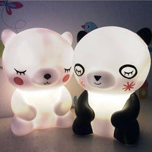 Load image into Gallery viewer, Bear Panda Led Night Light Lamp Cute Animal Nightlight for  Kids Room Bedside Living Room Decorative Lighting Children Gift